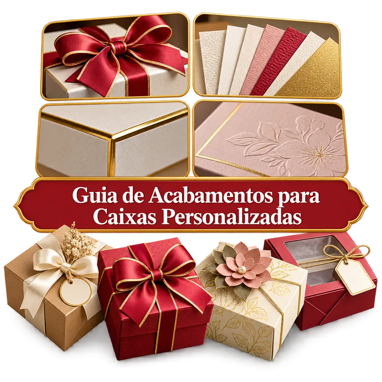 Bônus 3 — Guia de Acabamentos para Caixas Personalizadas